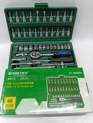 46 Pieces Socket Wrench/Chrome Socket Wrench - thumbnail 2