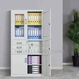 2-Door Metallic Cabinet With Safe
