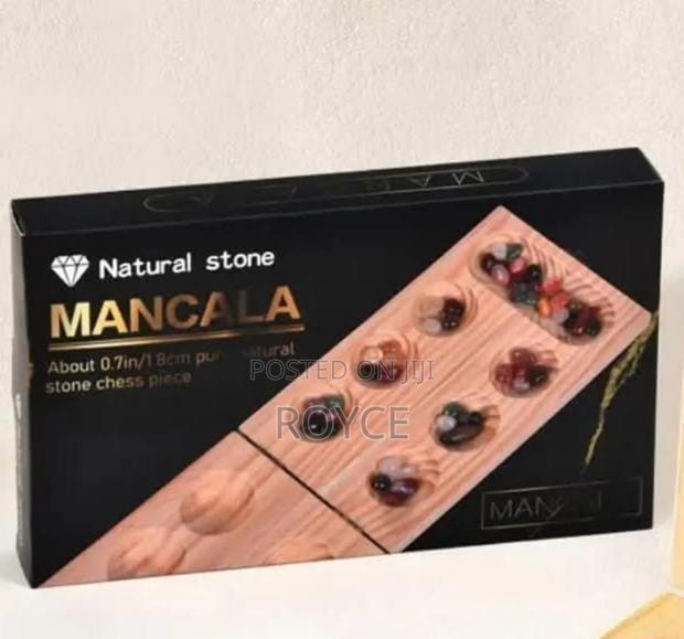 Natural Stone Mancala Game - main view