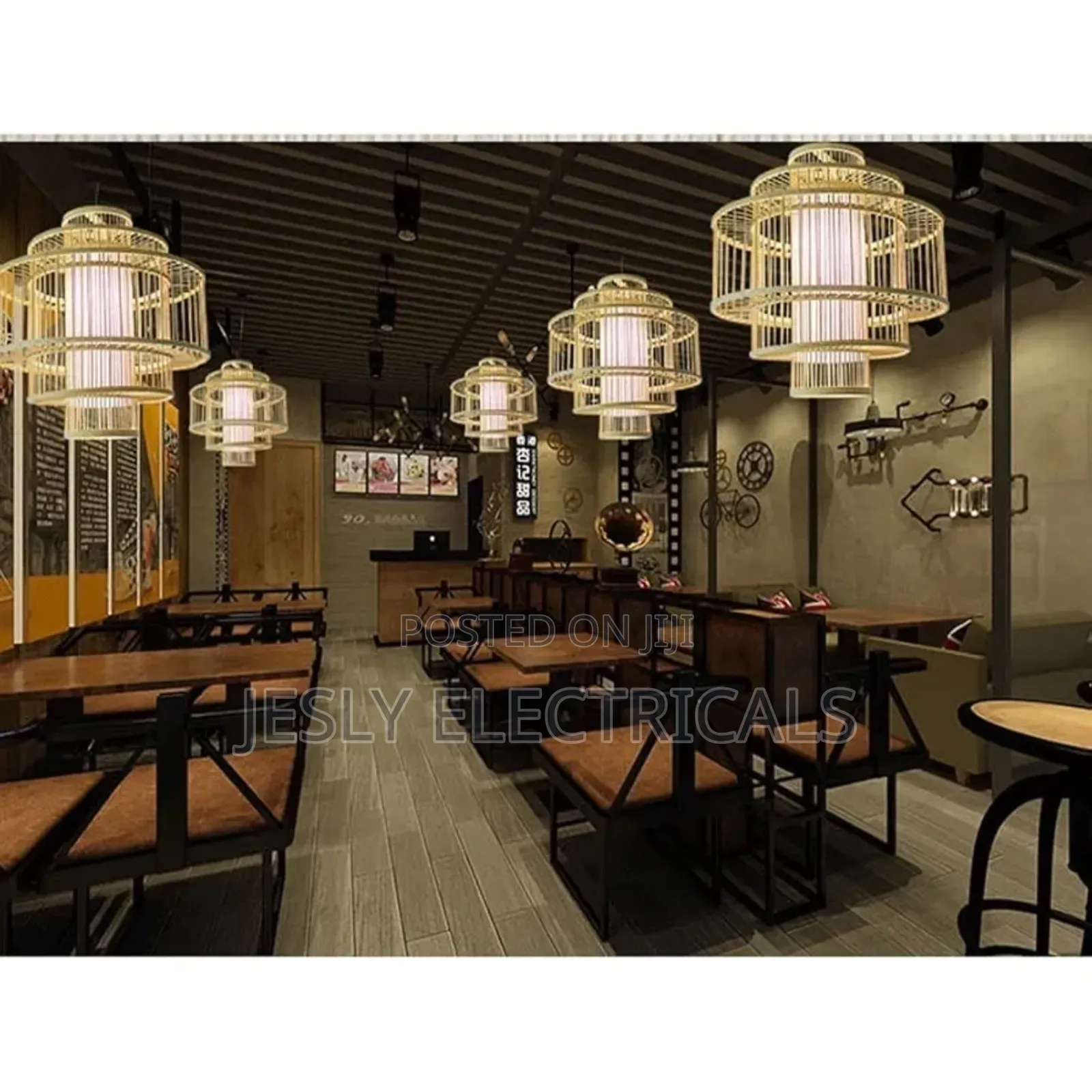 Creative Zen Retro Pendant Light Restaurant Lamp
