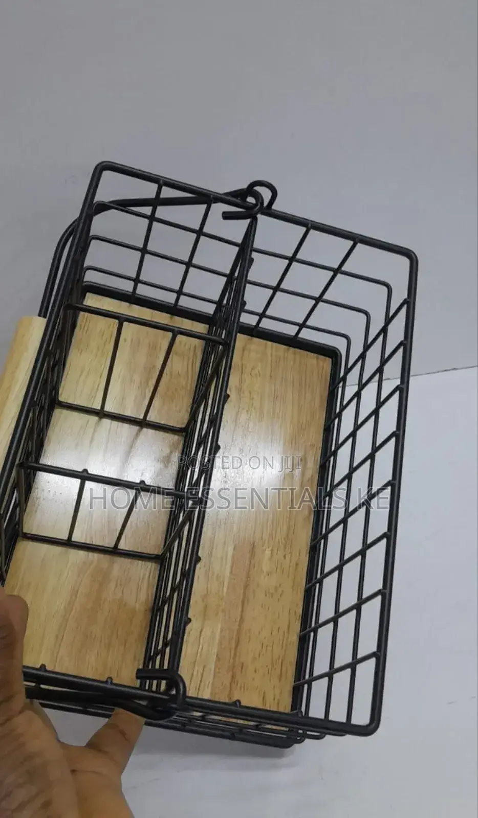 4 in 1 Cutlery Metallic Holder With Handle