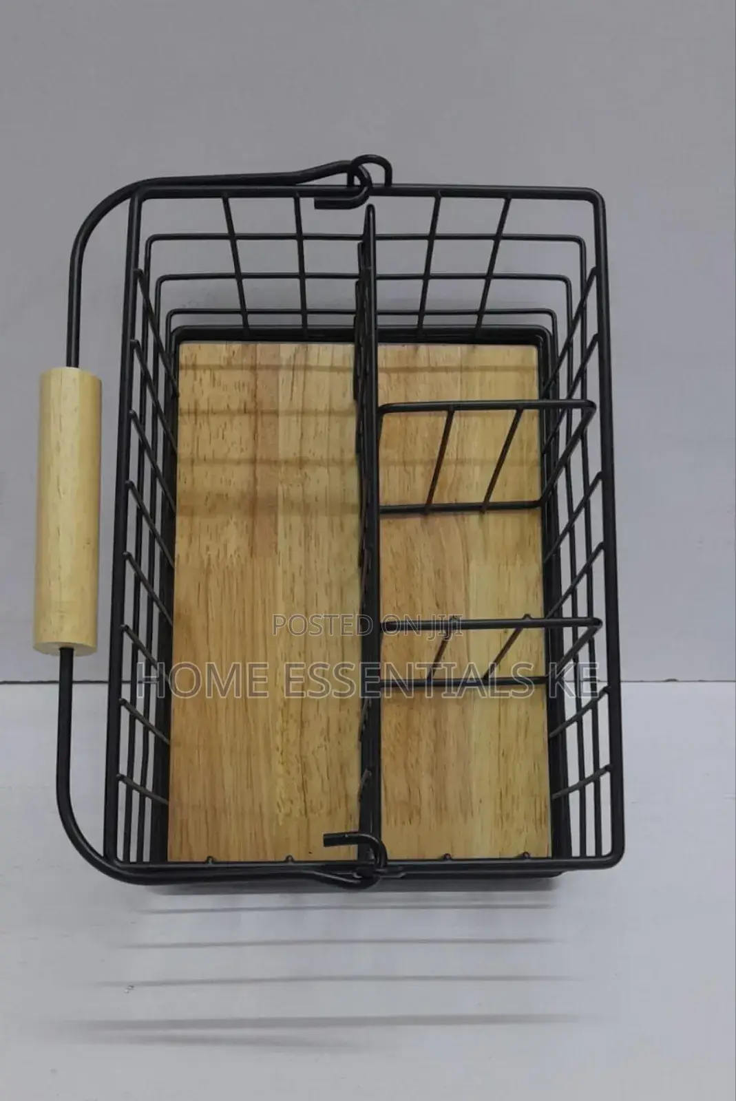 4 in 1 Cutlery Metallic Holder With Handle