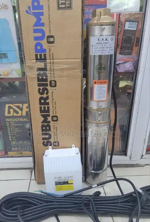 Usk 1hp Submersible Pump 93m Head With 30m Cable