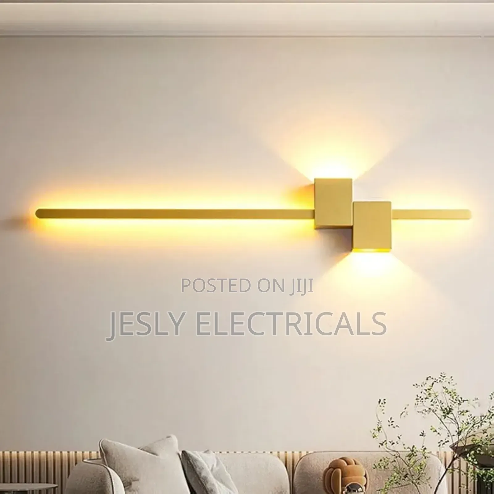 36 Inch Long Hardwire Linear Wall Lamp