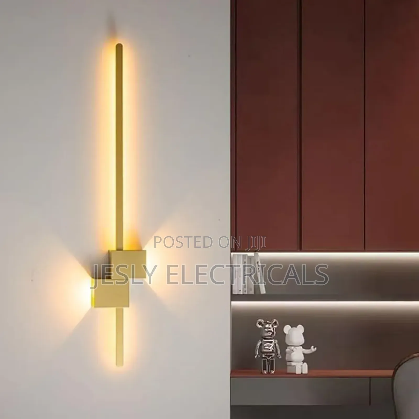 36 Inch Long Hardwire Linear Wall Lamp