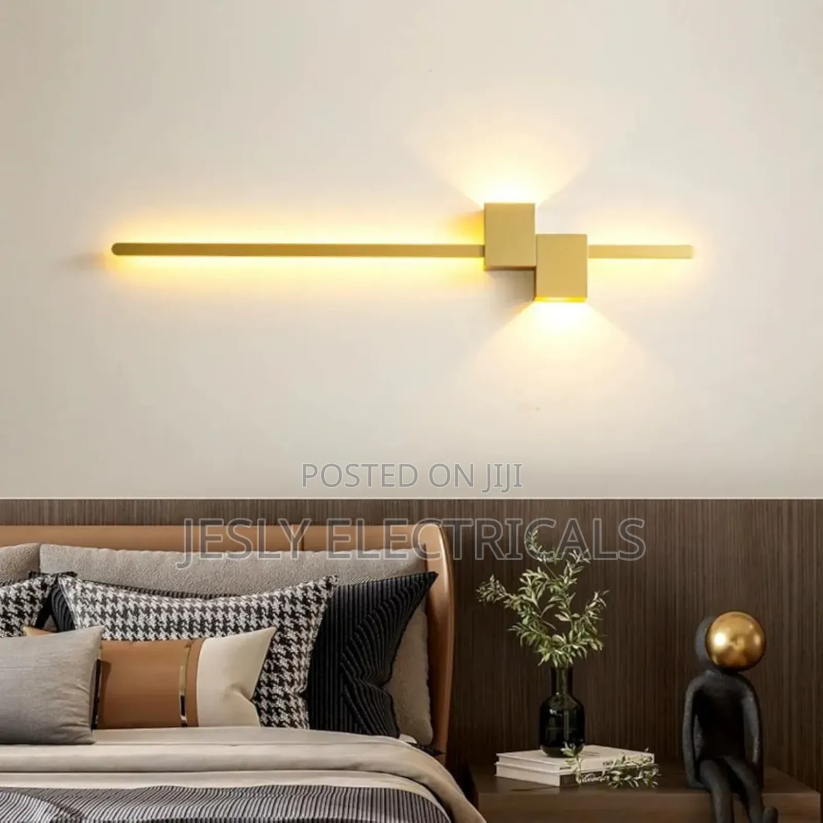 36 Inch Long Hardwire Linear Wall Lamp