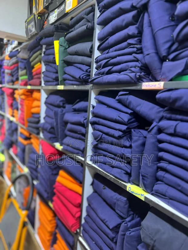 Industrial All Colours Safety Button Overalls