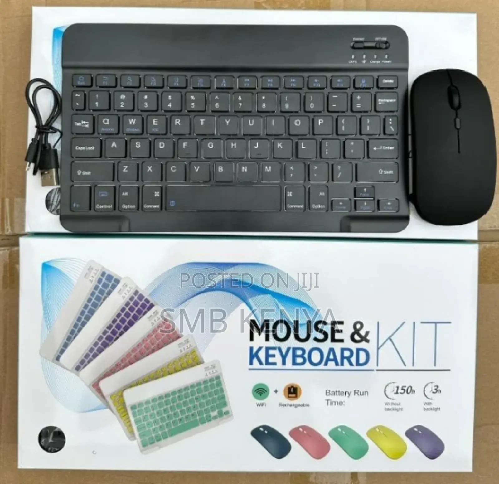 Rechargable Bluetooth Keyboard & Mouse Kit Wireless