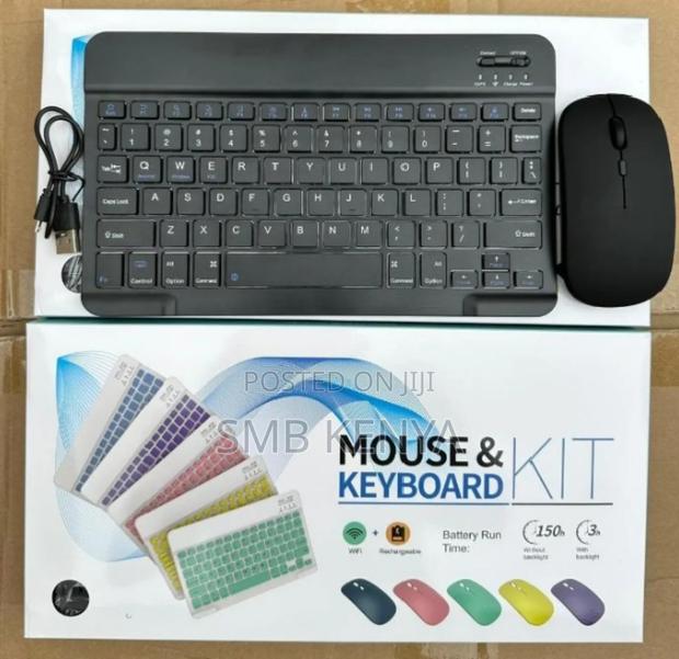Rechargable Bluetooth Keyboard & Mouse Kit Wireless - thumbnail 2