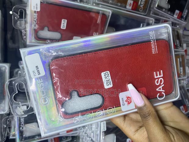 Qwescvr Pu Leather Back Cover Case for Samsung Galaxy S24 - thumbnail 2