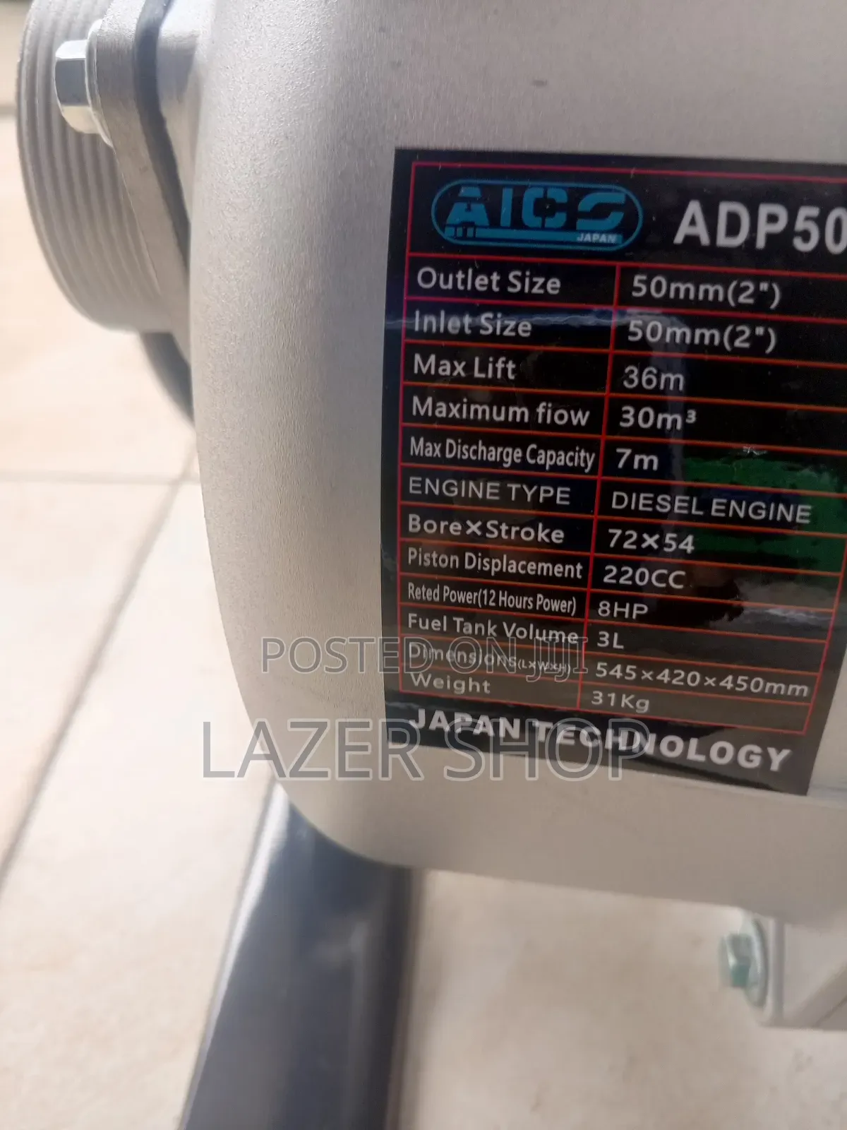Diesel Water Pump