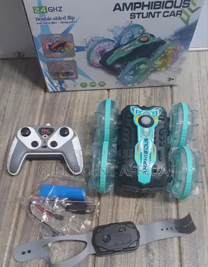 Rechargeable Amphibious Stunt Toy Car For Kids