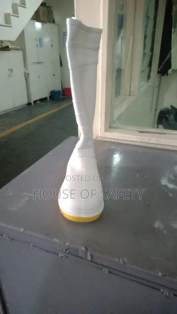 White Delta Steel Toe Safety Gumboots - thumbnail 4