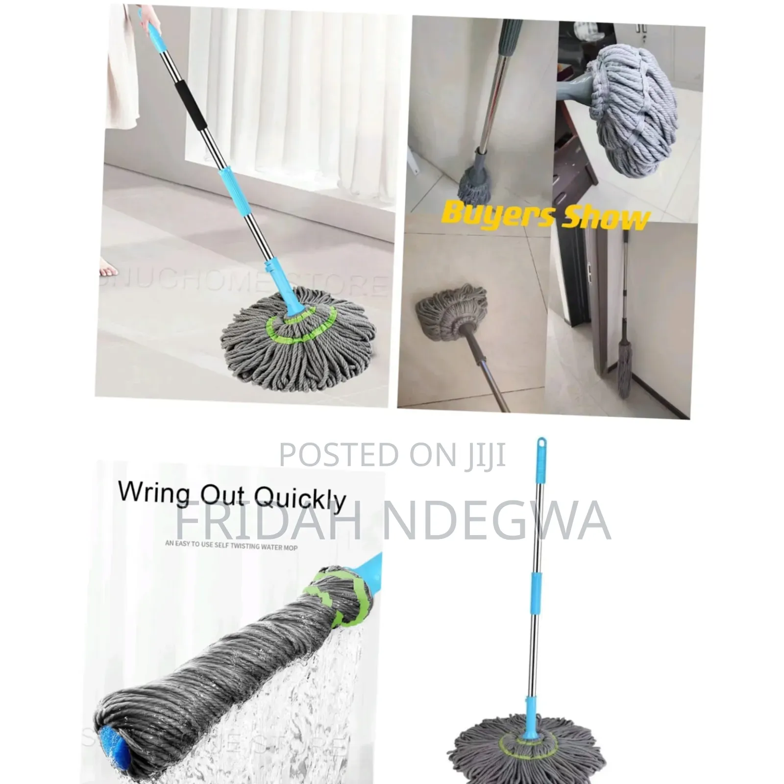360 Rotating Self Wringing Twist Mop