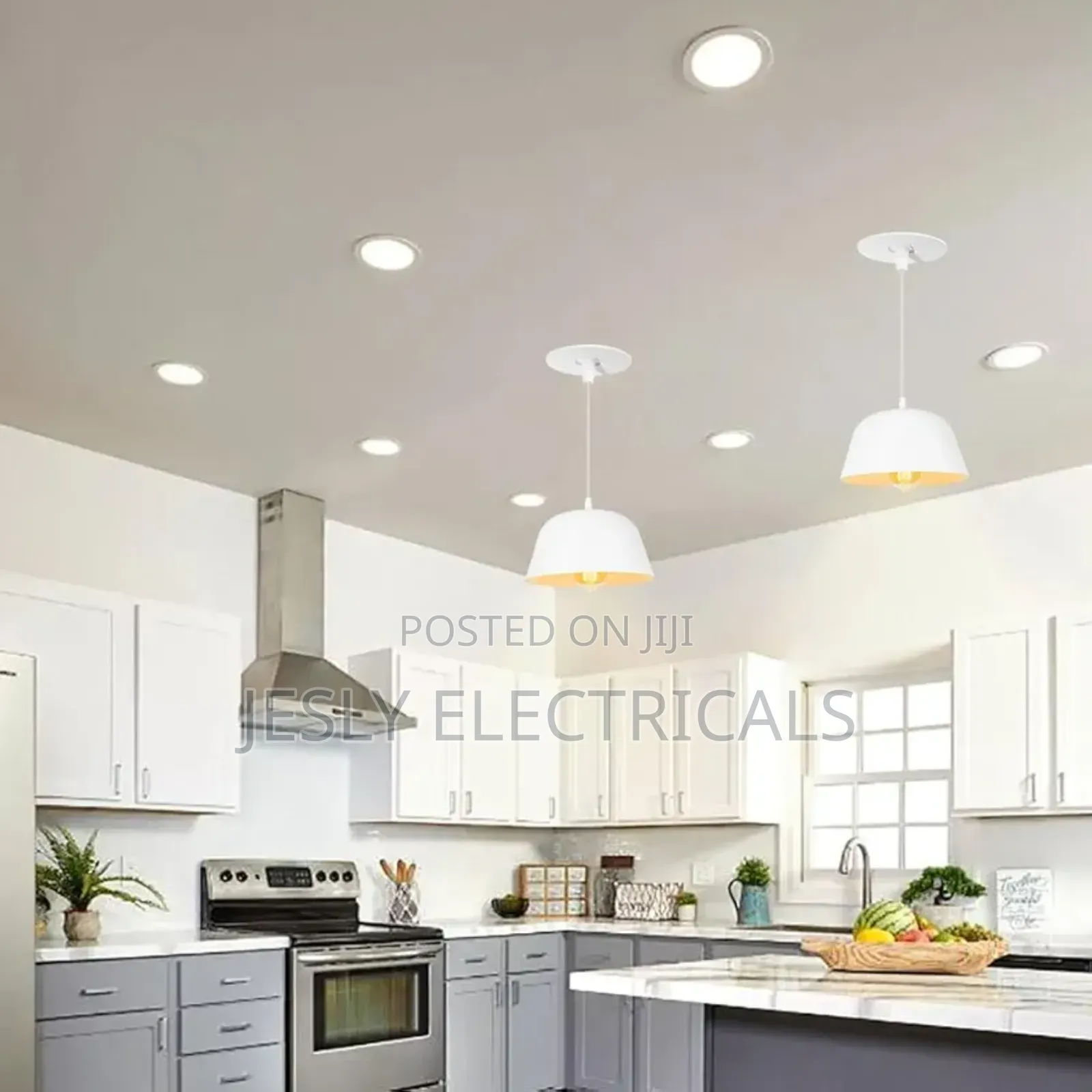 Light White Metal Recessed Light