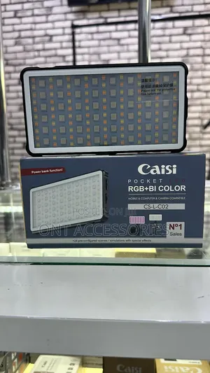 Caisi Pocket Rechargable RGB +Bi Color Video Light