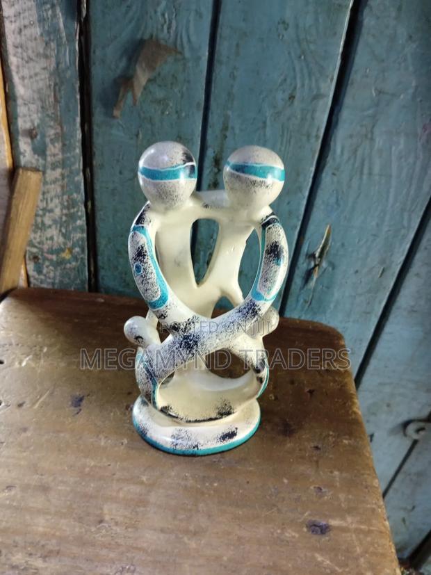 Handcrafted Soap Stone Sculpture/Couple Stone Decorations - thumbnail 2