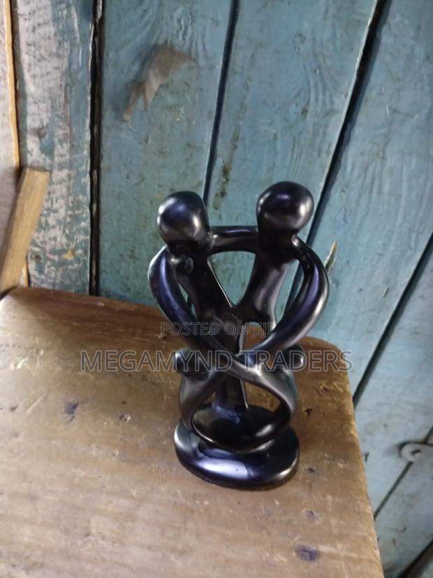 Handcrafted Soap Stone Sculpture/Couple Stone Decorations - main view