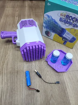 69 Holes Rechargeable Bubbles Gun For Kids