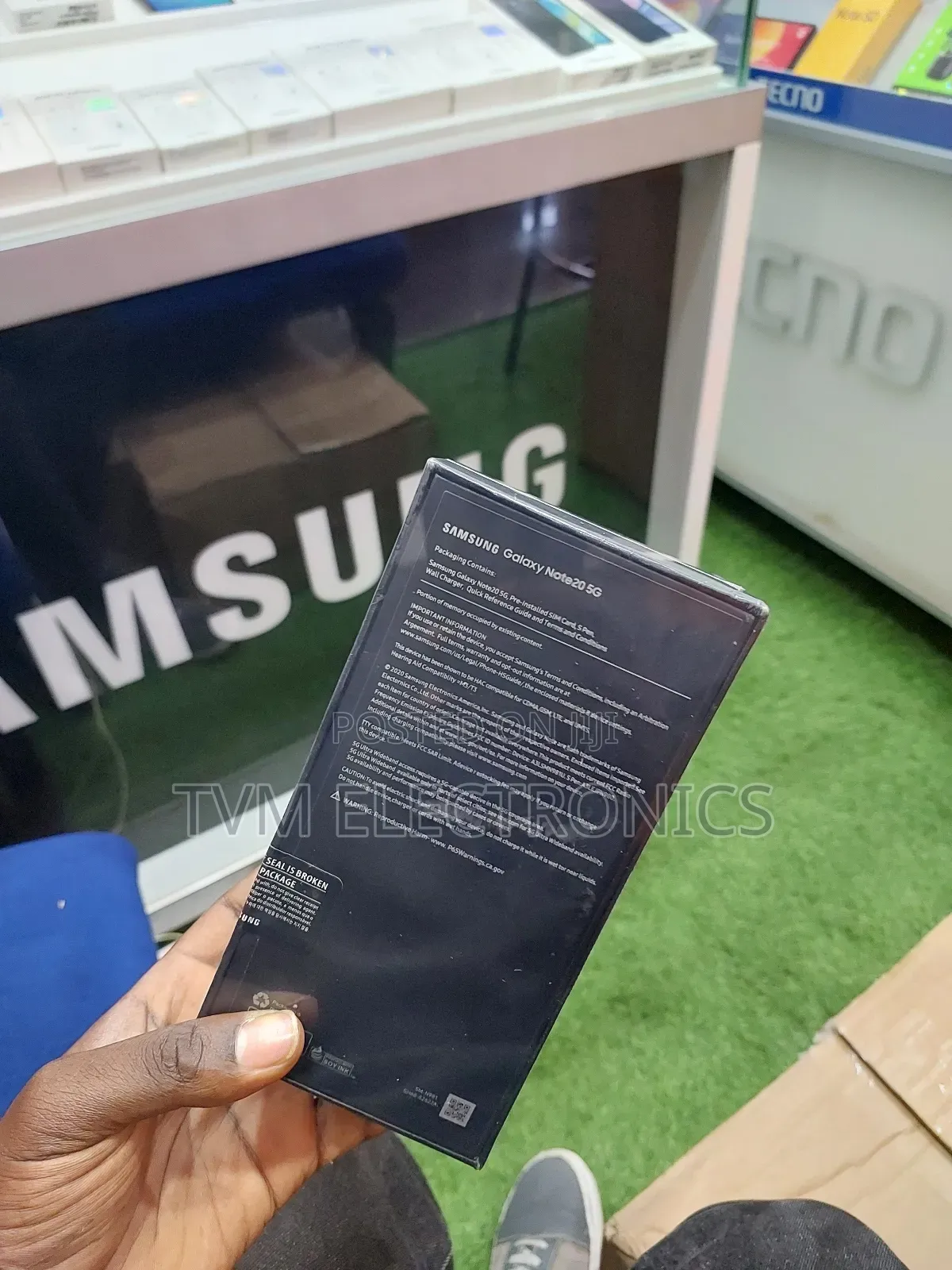 New Samsung Galaxy Note 20 256 GB Black