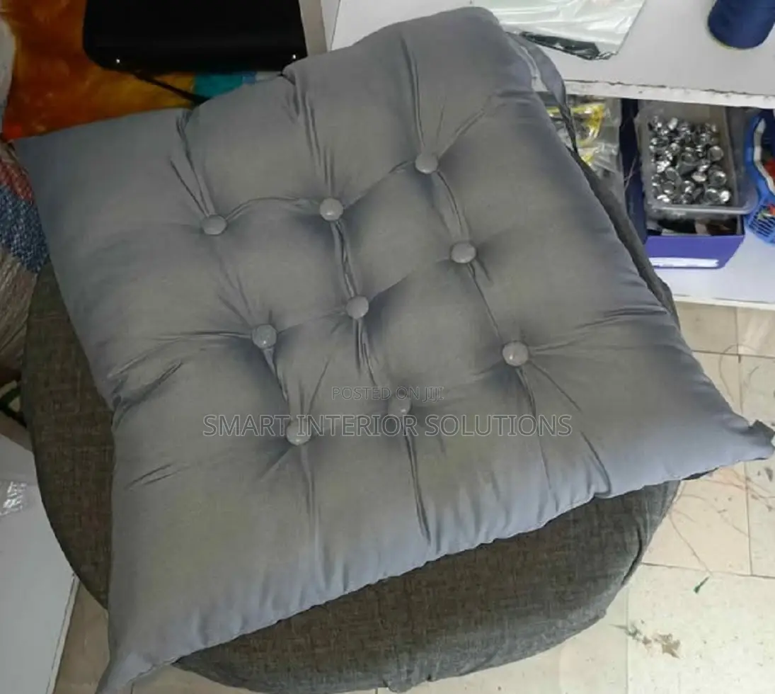 Grey Car Seat Chair Pad