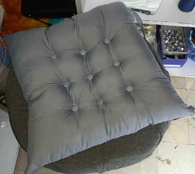 Grey Car Seat Chair Pad