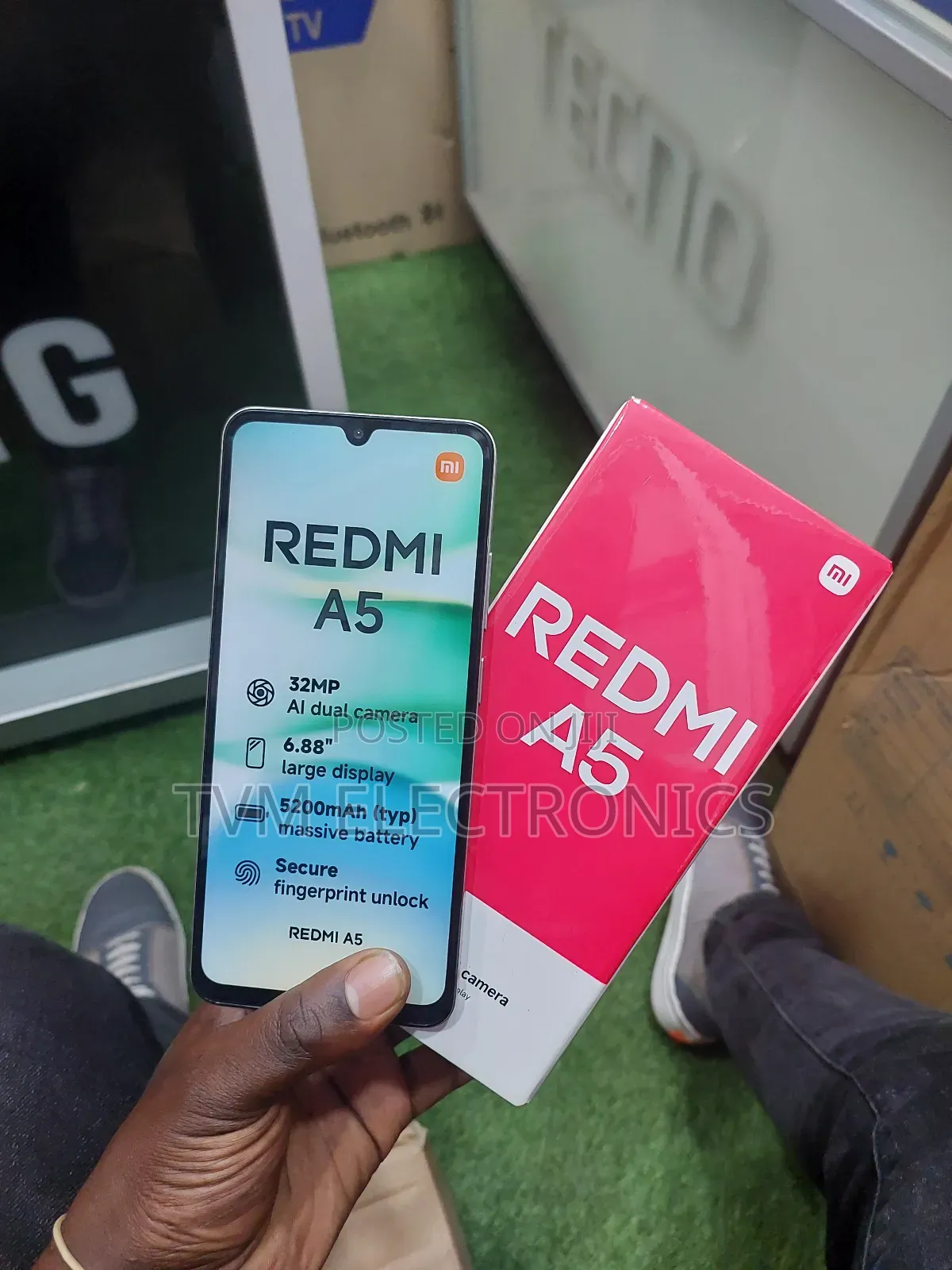 New Xiaomi Redmi A5 4G 128 GB Black