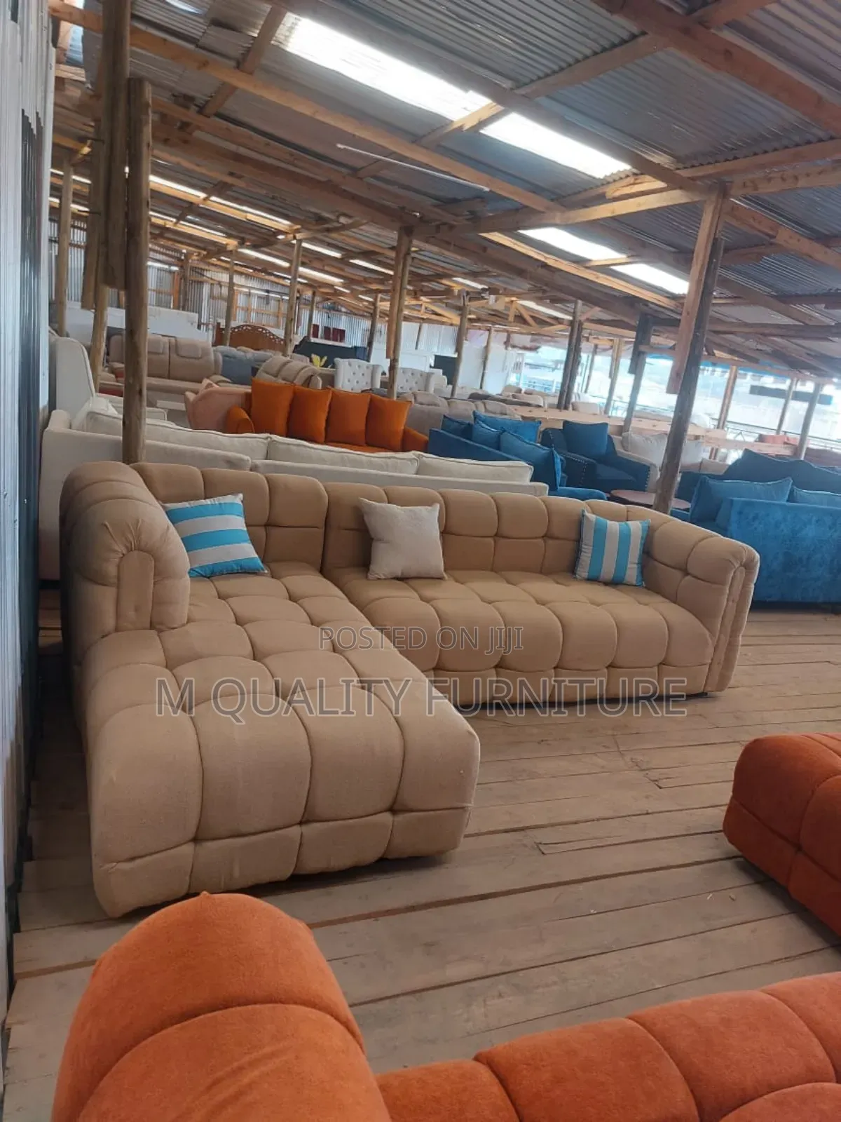 Brown 6 Seater Unique Couches