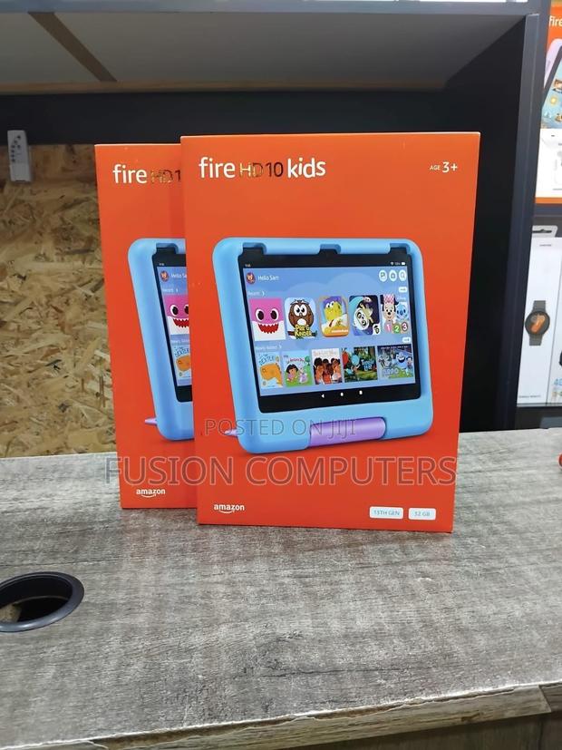 New Amazon Fire HD 10 Kids Edition 2021 32 GB Blue - thumbnail 3
