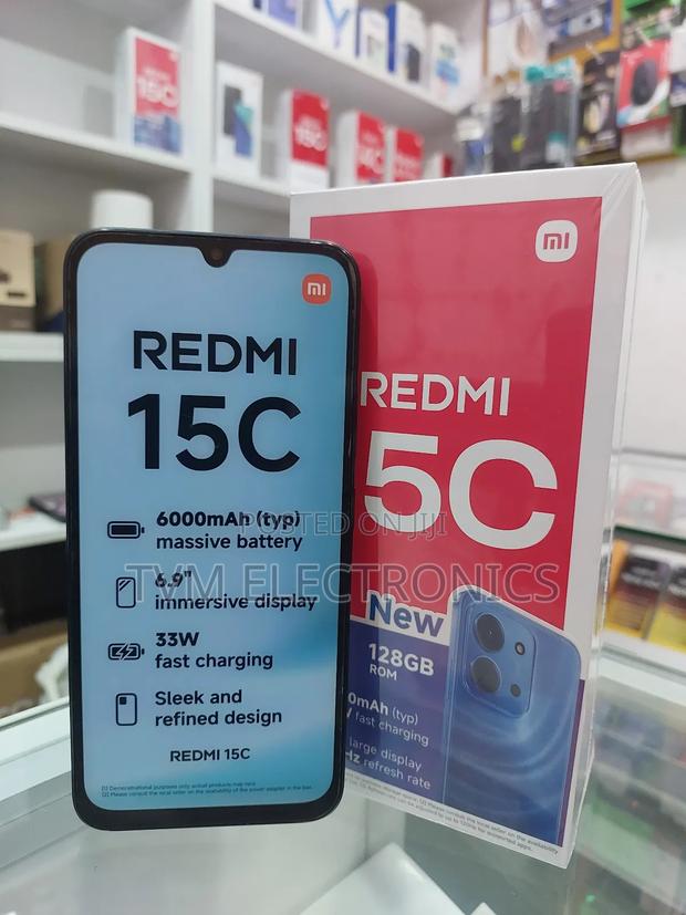 New Xiaomi Redmi 15C 4G 128 GB Black - thumbnail 2