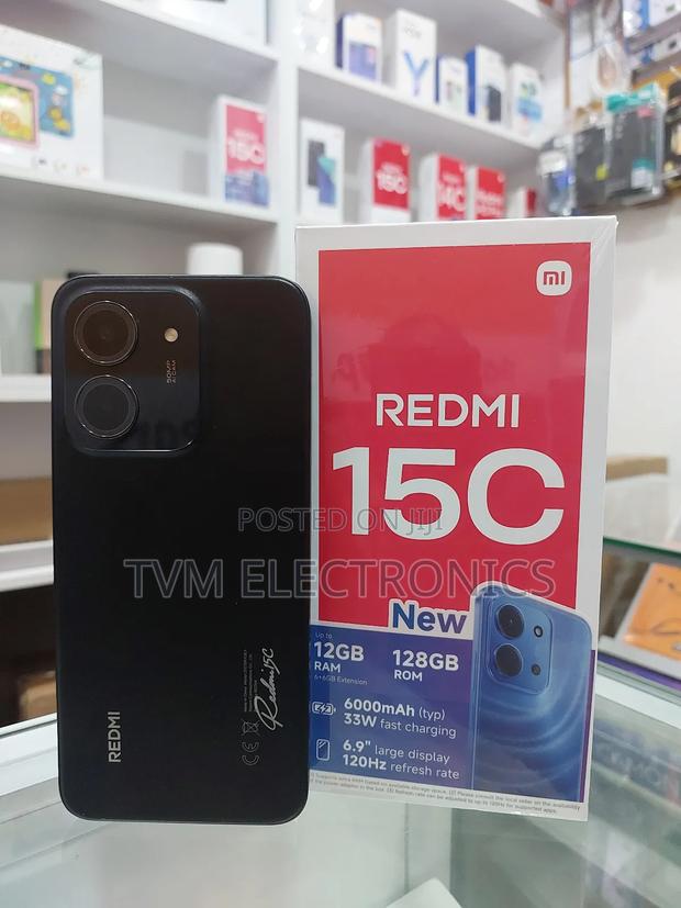 New Xiaomi Redmi 15C 4G 128 GB Black - main view