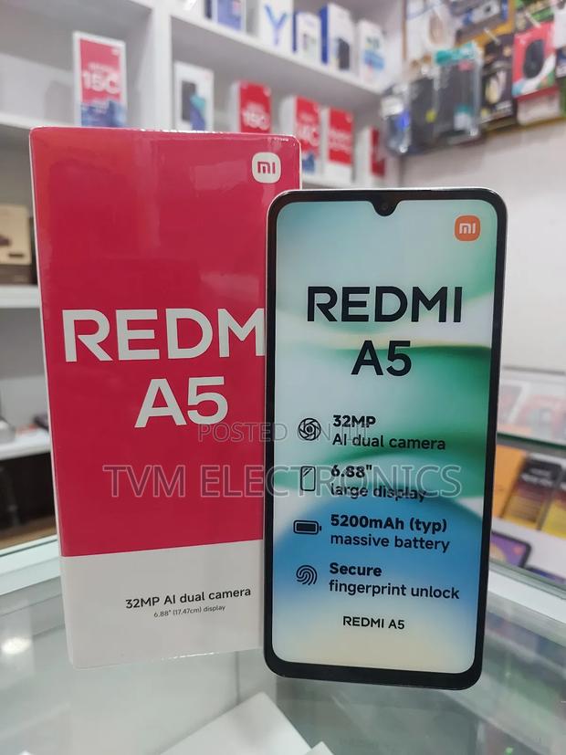 New Xiaomi Redmi A5 4G 64 GB Black - thumbnail 2