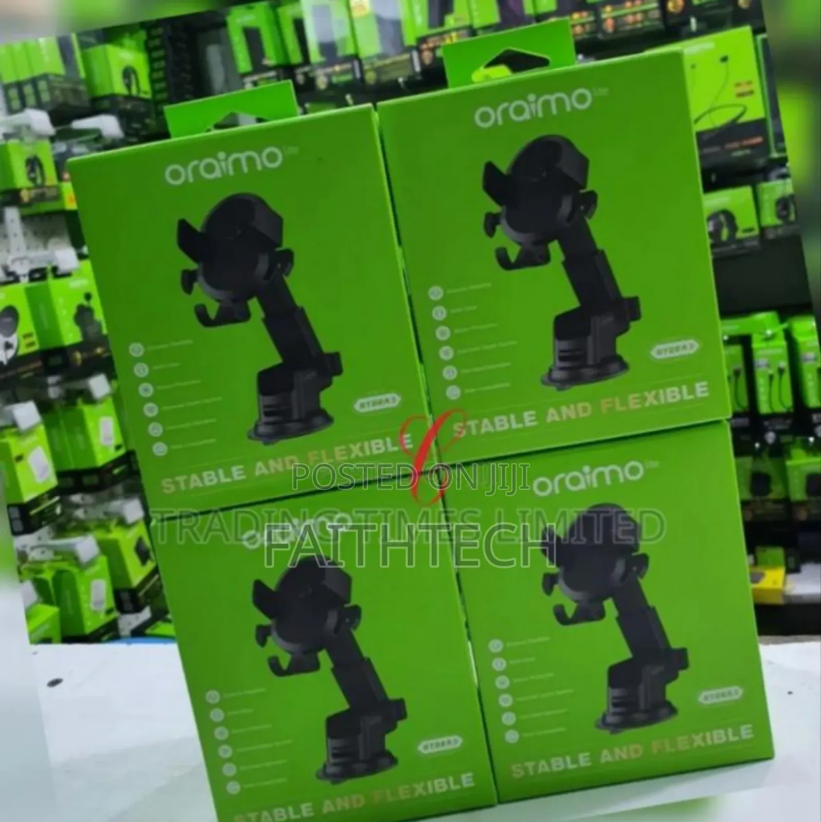Oraimo Hydra 3 Ocm-12 Car Mount Stable and Flexible