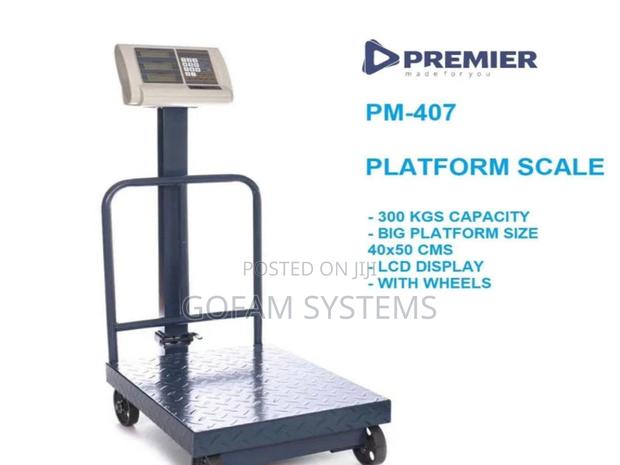 Premier 300kg Digital Platform Weighing Platform Scale, LCD Display - main view