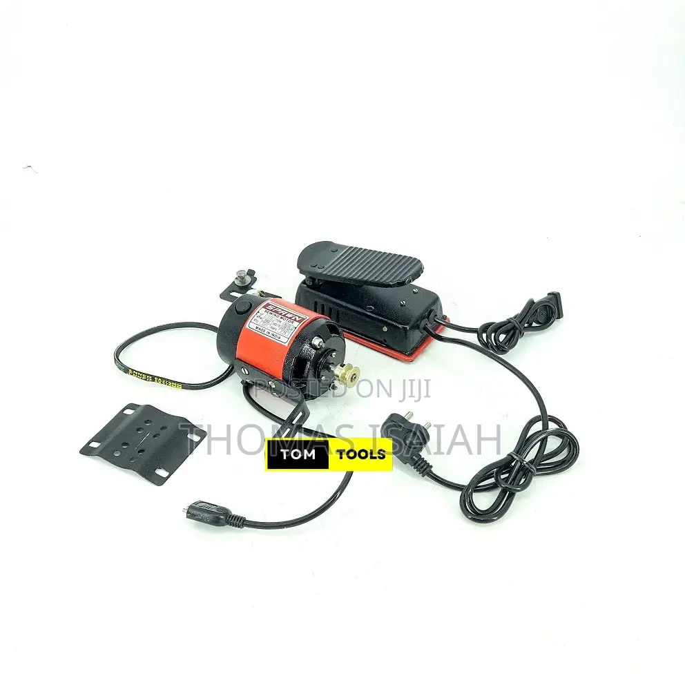 Large Sewing Machine Motor With Regulator Foot Pedal
