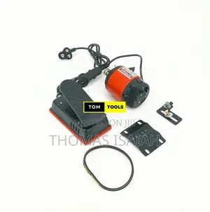 Large Sewing Machine Motor With Regulator Foot Pedal