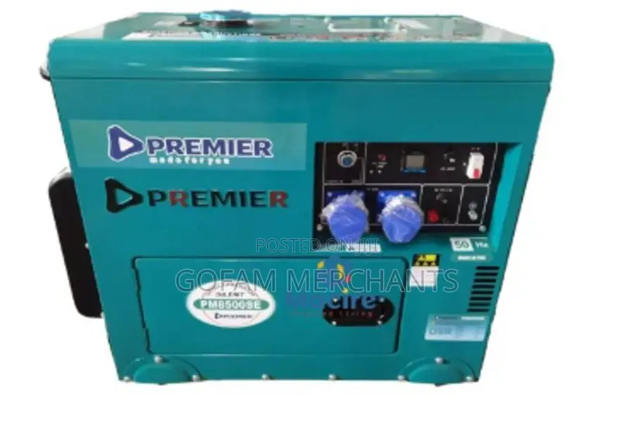 Premier 6.6kva 5kw Silent Diesel Generator Pm6500se