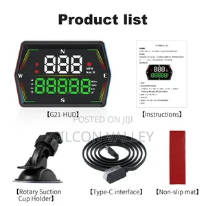 Car Hud Speedometer With Millage Recorder