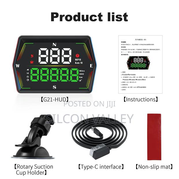 Car Hud Speedometer With Millage Recorder - thumbnail 5