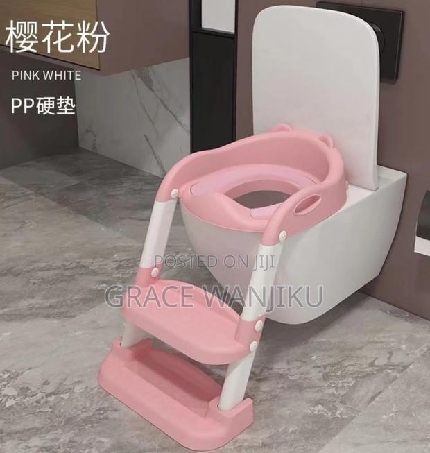 Baby Auxiliary Toilet Ladder Folding Seat for Kids Training