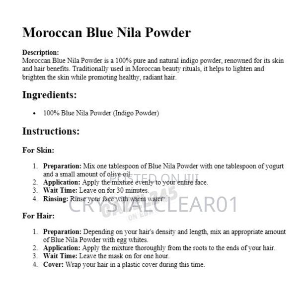 Blue Moroccan Nila Powder - thumbnail 6
