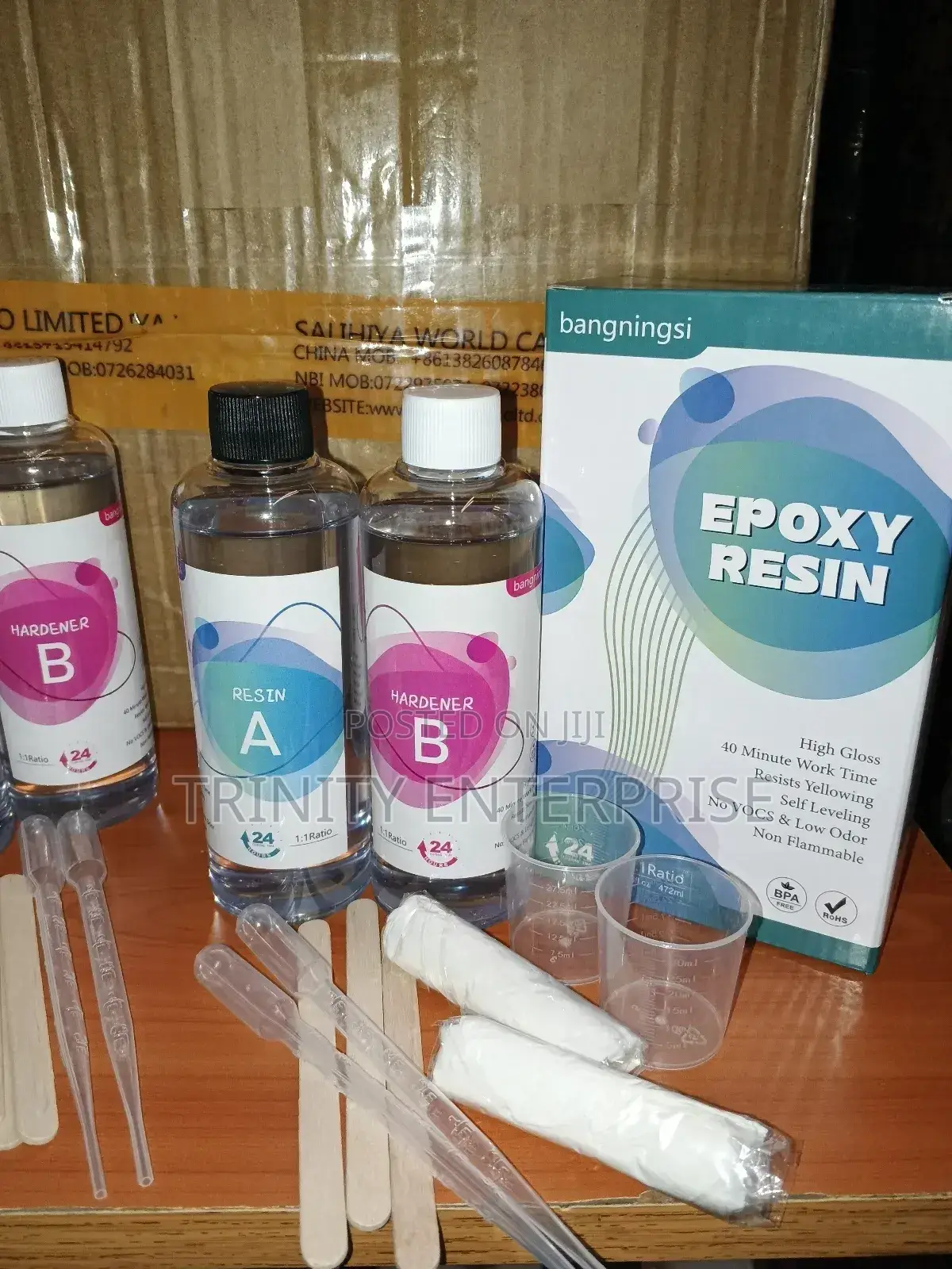 Resin Kit 500g Clear Resin Hardener