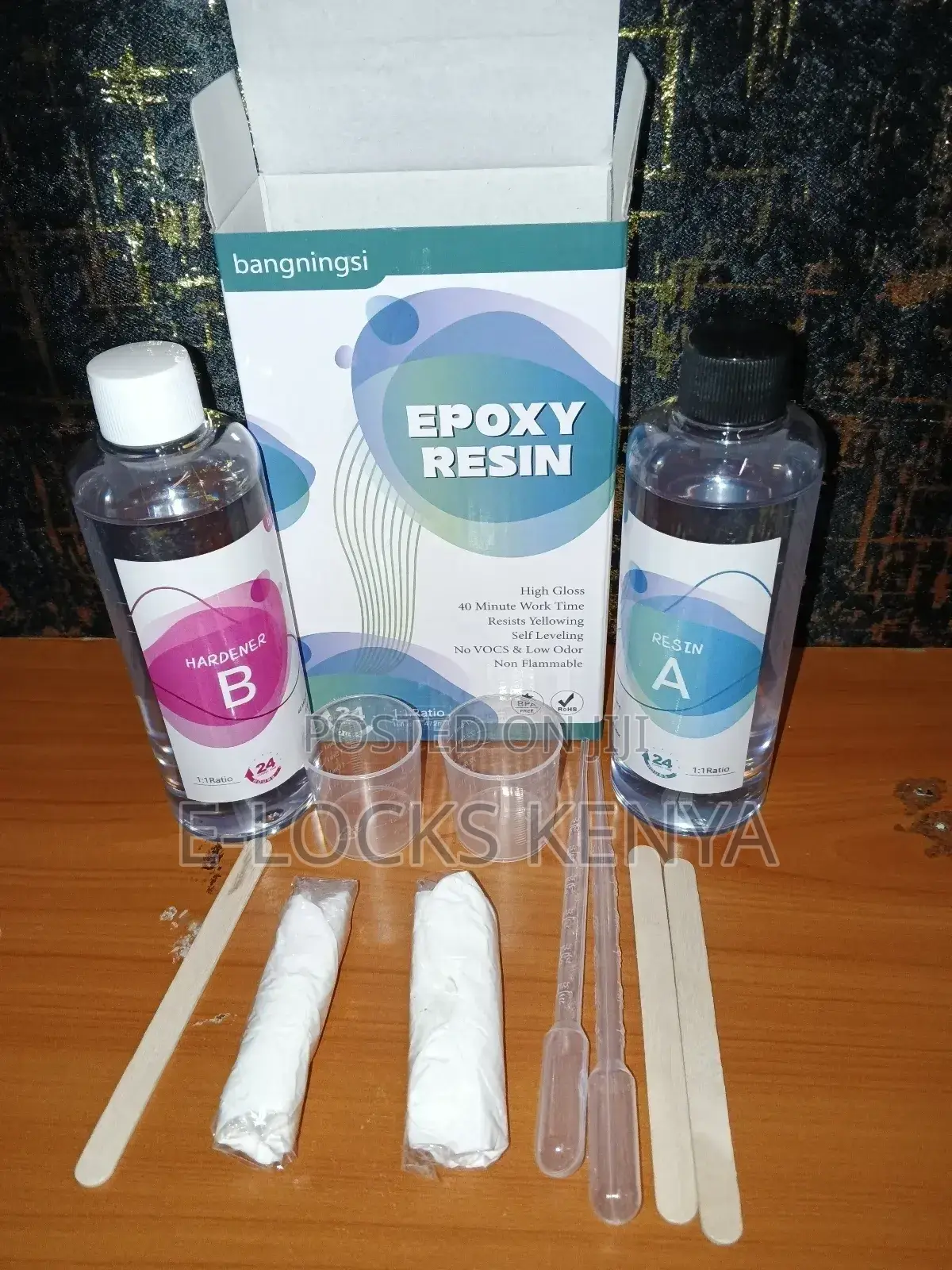 Premium Epoxy Resin and Hardrner Ab Glue 500g Kit