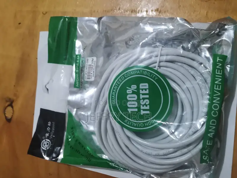 10m Cat6 Ethernet Cable - High Speed Gigabit Network Cable With Rj45 C