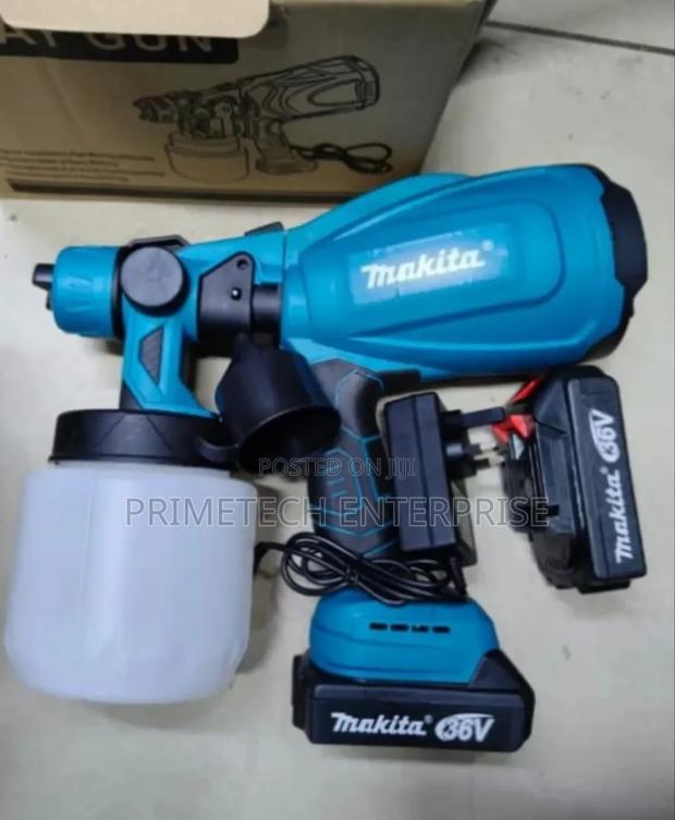Makita Cordless Spray Gun With Lithium Battery - main view