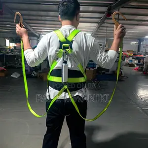 Full Body Safety Harness + Double Lanyard