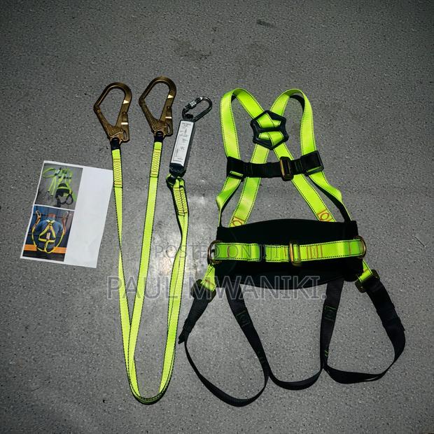 Full Body Safety Harness + Double Lanyard