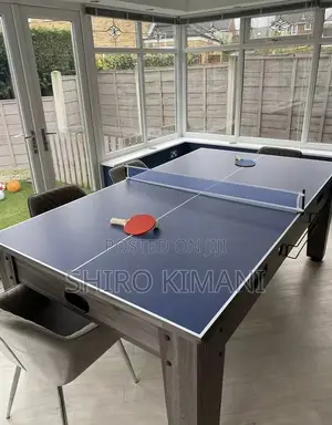 Spacious 4 in 1 Table Tennis and Dinning Table