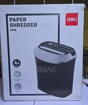 Deli E9948 Paper Shredder, 10 Sheets