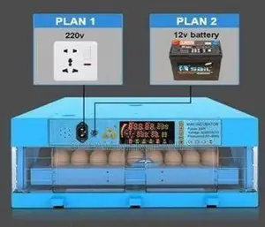 64-Eggs Automatic Egg Incubator Temperature Control Hatcher